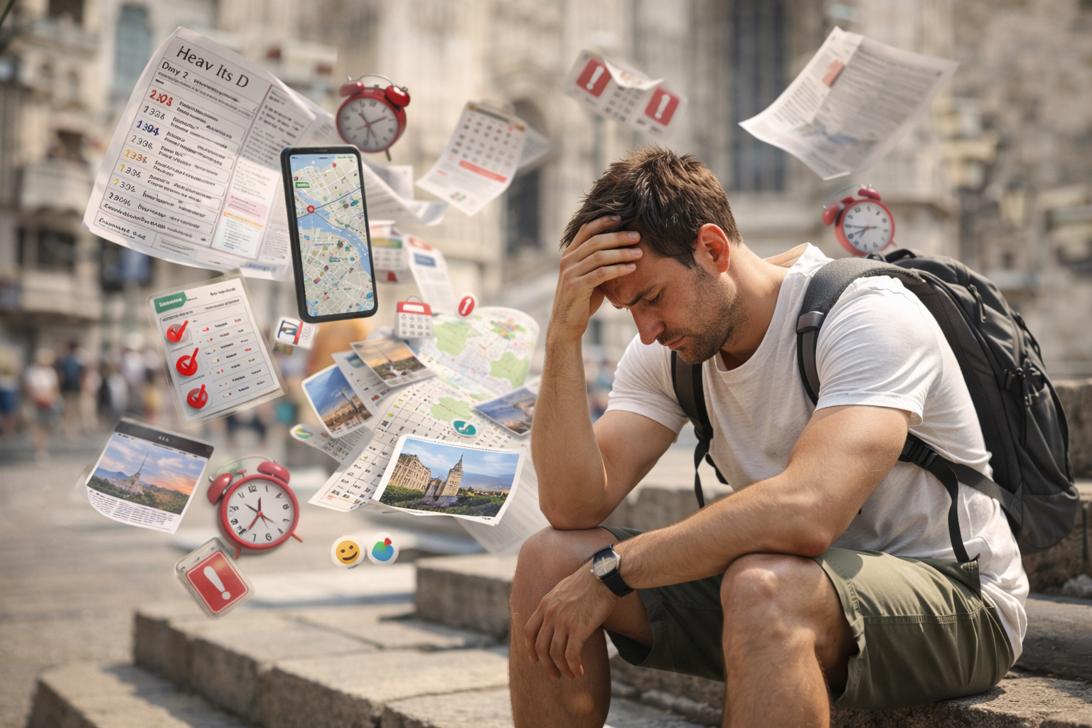 Overplanning: quando organizzare troppo rovina il viaggio