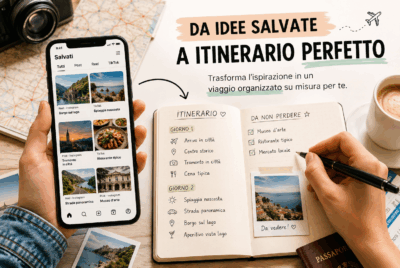 Come creare un itinerario di viaggio partendo dai posti salvati su Instagram e TikTok
